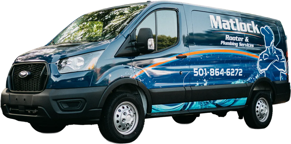 Matlock Rooter Services wrapped service van